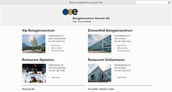 Desktop Screenshot of betagtenzentren-emmen.ch