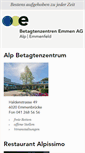Mobile Screenshot of betagtenzentren-emmen.ch